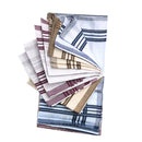 12x Pure Cotton Handkerchiefs Men Women Soft Hanky Bridal Hankies Formal