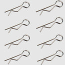 8pcs 15-WJ07 RC Car Shell Pins Stainless Steel Spare Parts for S911/S912 RC Cars
