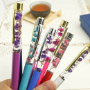 1PC Dried Flower Ballpoint Pen Rollerball Pen Writing Stationery School Supplies