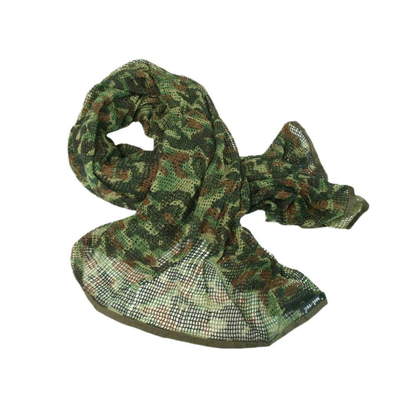 Net scarf for camouflage 190 x 90 cm, as a scarf, headscarf, head cover bandana