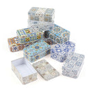 11.5*6.5*4Cm Storage Jars Rectangular Iron Tin Pill Gift Coin Jewelry Box Ho Gw