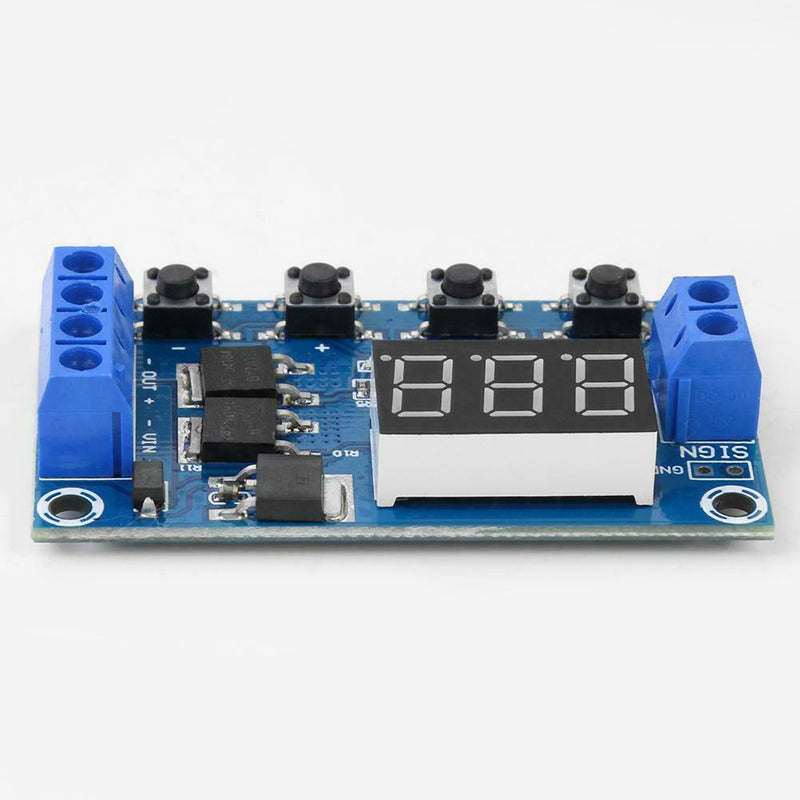 Trigger Cycle Timer Delay Switch 12 24V Circuit Board Dual MOS Tube Control