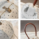 Korean Version Of the Simple Wild Ring Handle Wallet European Retro Shoulde