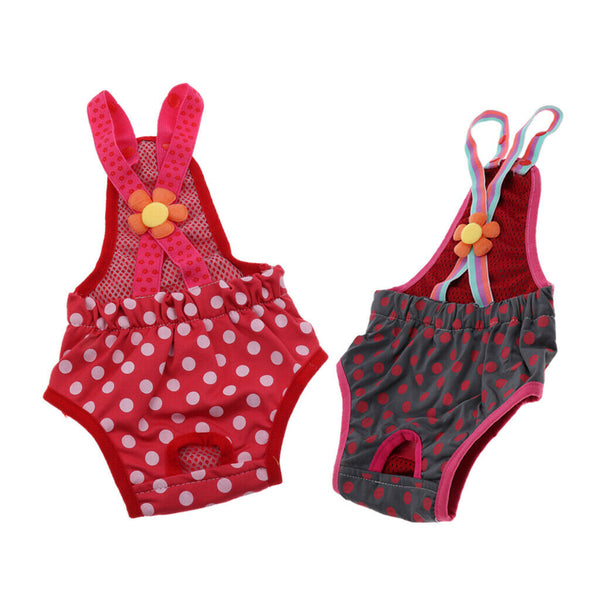 2xPuppy Dog Physiological Pants Femal Dogs Sanitary Pant Diaper Random Color