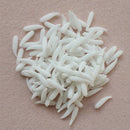 100Pcs Soft Plastic Fishing Lures Maggots Grubs Worms Baits Trout Bream 1.6cm