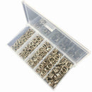 200pcs Stainless Steel Fishing Split Rings Lure Solid Ring Loop Connectors