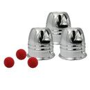 Classic Cups And Red Balls Penetration Close-Up Street Props  Dlqq
