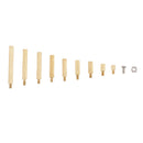 270x M2 Brass PCB Spacer Standoff Screw Nut Assortment Threaded Set