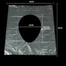 1 bag (6pcs) Disposable Travel Safety PE Plastic Toilet Seat Cover Mat Cush I1B5