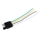 4 Pole Pin US Standard Truck Flat Wiring Harness Kit Side Only Trailer Plug hv2n