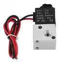 1 Pcs 3V1-06 Nc Solenoid Valve Dc 12V 3 Way 2 Position 1/8Inch Bsp Normally