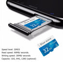Blue TF for Micro Memory Card Pendrive for Camera 4K Car Recorder (32G) SN9F
