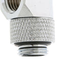 4 Pieces Metal Right Angle Rotary Adapter Fitting, Water Cooling G1/4'' Threads