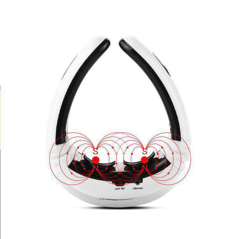 Cervical Neck Massager Physical Therapy Electromagnetic Shock Pulse Pain Relief