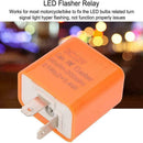 2-Pin Electronic LED Flasher Relay Fix For Car Motorcycle Indicator Turn I2C0