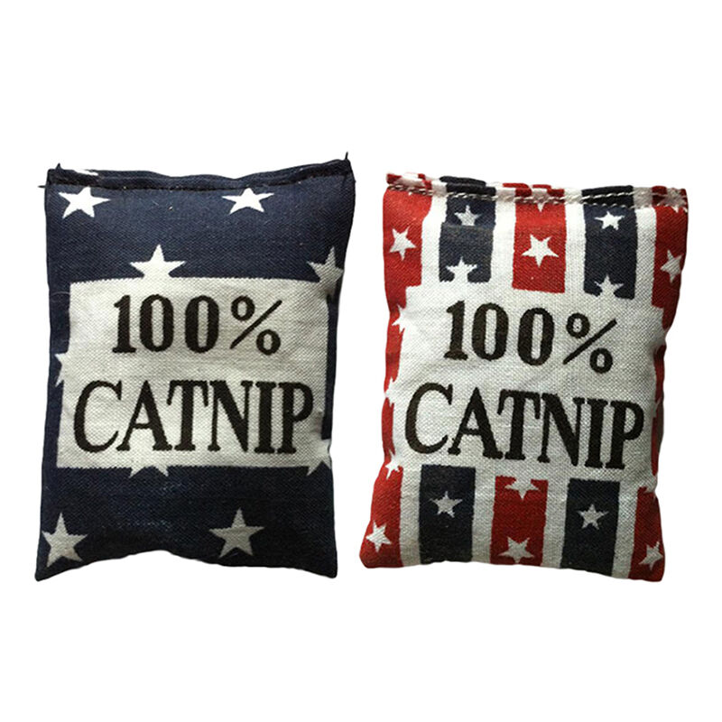 6x7cm Random Color Cute 100% Catnip Square Pillow Mini Kitty Kitten Cat P Dlqq