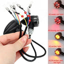 2Pcs Motorcycle Turn Signal 6Led Indicator Locomotive Universal Turn Signal B3S2