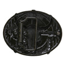 Retro Rodeo Western Cowboy Belt Buckle Engraved Bull Head Jeans Belt Decor