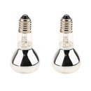 2x Heat Emitter Reptile Basking Heat Lightbulb Brooder Lamp Reptile Supplies