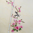 Flower Bird Venice Embroidered Trim Clothing Sewing Applique Pink