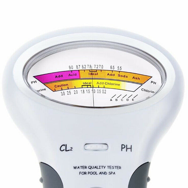 Water Quality Chlorine PH/CL2 Tester Level Meters For Swimming Pool Spa Hot  Bj