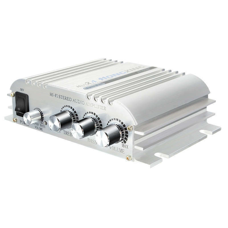 Hongxing 168Ah Car Amplifier Sound Mode Radio Mp3 Speaker Led Hi-Fi 2 Chann M9M5
