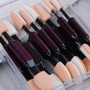 10pcs/set Double Ended Eye Shadow Brush Pro Sponge Stick Makeup Tool Pretty ME