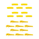 20 Pieces 60mm Tire Changer Duck Head Demolition Pad Nylon Insert Rim Protective