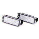 2X  LED Rear License Plate Lights Lamp For Renault Espace IV (2003-2010)