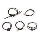 Women Elastic Hair Tie Ponytail Holder Scrunchies Ring Rope Hair-Band Random