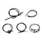 Women Elastic Hair Tie Ponytail Holder Scrunchies Ring Rope Hair-Band Random