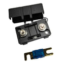 Automotive Car Mini ANS Fuse Holder Fusebox Block Dustproof Cover 100A Black