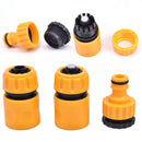 3PCS Coupling Adapter Tape Irrigation Connecter With 1/2'' 3/4'' Water Connect_