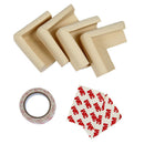 2m Protective Edges + 4 X Protective Corner Rubber table furniture shockpro S9T8