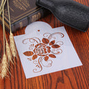 Rose Cake Stencils Fondant Candy Template Buttercream Spray Mould DIY Decor