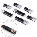 10Pcs 2p Spring Connector Wire Quick Connector Cable Clamp Terminal Block 2  ME