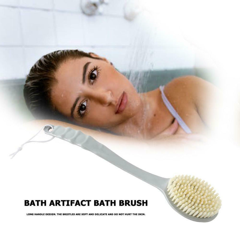 Soft Bristle Bath Brush Long Handle Scrubber Body Massage Shower Brushes A