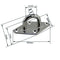 Stainless Steel Sun Fixing Fittings Sail Shade Kits Awning Canopy Tools EUQ