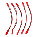5Pcs JST Male To Female Connector Sockets Wire Harness For RC Vehicle Models