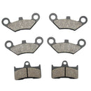 3 Pair Semi-Metallic Front and Rear Brake Pads Kits Replacement for CFmoto CF500