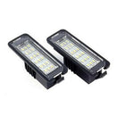 For Golf Plus Passat B5 Accessory LED License Plate Lights Car Lamp 2pc fd