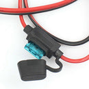 Foxsur 2Pcs Motorcycle Battery Charger Sae Charging Cable Sae Quick Disconn I7L1