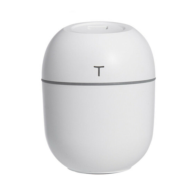 220ml Ultrasonic Mini Air Humidifier Aroma Essential Oil Diffuser w/Light