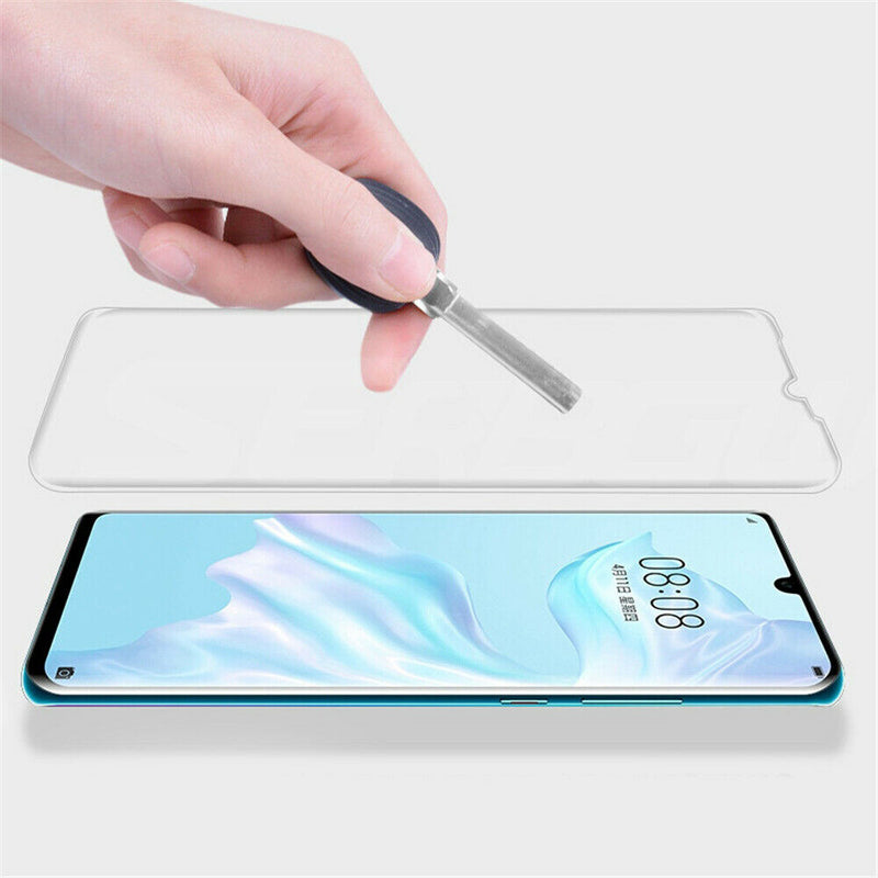 1pc Smart Screen Protector Tempered Glass Film Full Cover For Huawei P30 Lite
