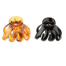 2cps Hair Claw Clips Women Large Grip Thick Hair Octopus Jaw Folding Clip