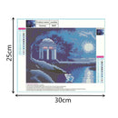 5D DIY Diamond Painting Quiet Night Full Drill Embroidery Cross Stitch Kits