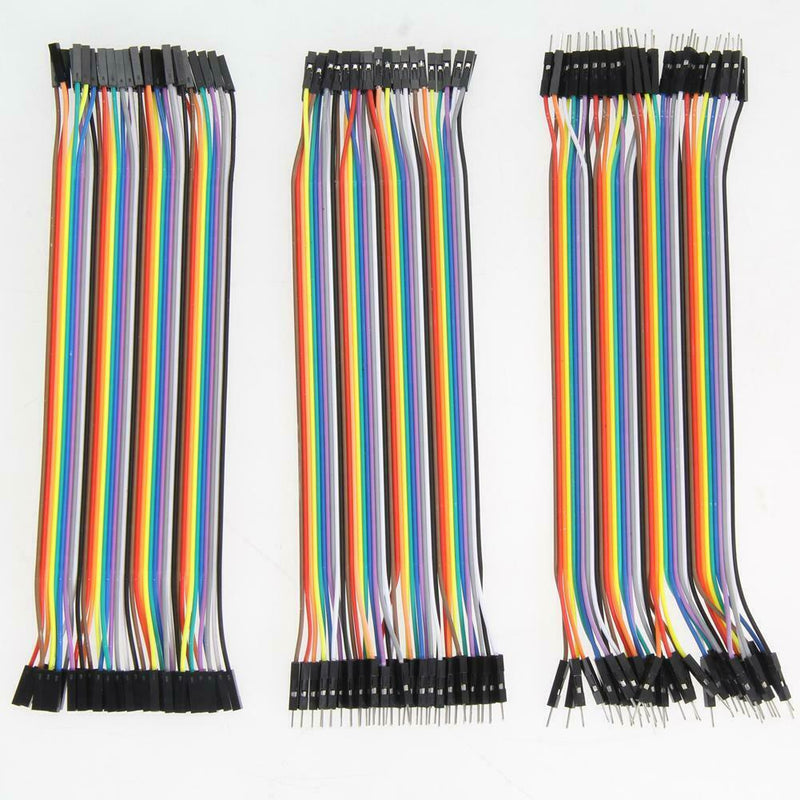 120pcs 20cm 2.54mm 1pin Jumper Wire DuPont Cable for Arduino