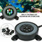 Aquarium Fish Tank Air Curtain Bubble Stone Disk with 7 Multi-color LED Light