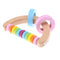3pcs Wooden Baby Rattle Educational Grasping Rattle Montessori Toddler Toys