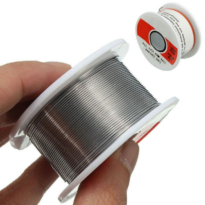60/40 Tin Lead Rosin Core Flux 0.6mm Diameter Soldering Fine Solder Wire 10M